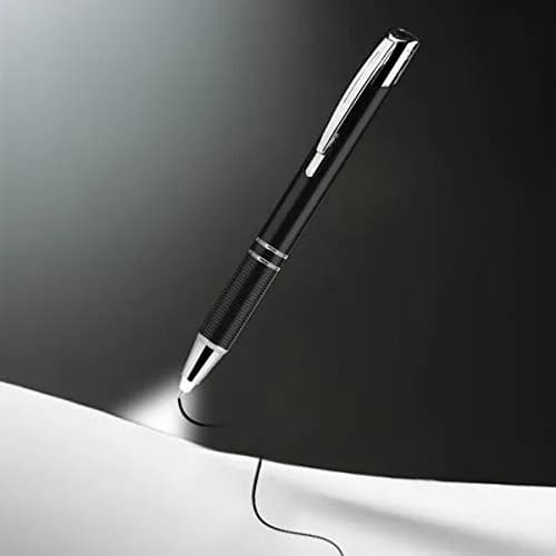 Penyeah Pen with Light, Flashlight LED Tip, 2 Pack, White+Blue | Illuminates in Dark, Ideal for Night Writers thumbnail 3