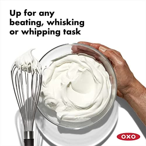 OXO Good Grips 11-Inch Better Balloon Whisk & 9-Inch Whisk Set | Polished Stainless Steel, Dishwasher Safe thumbnail 3