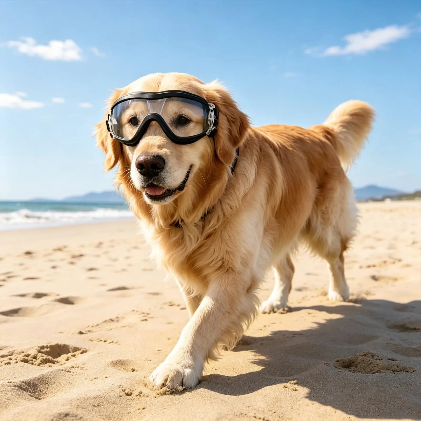 NAMSAN Clear Dog Goggles for Medium to Large Dogs | UV Protection Driving Glasses with Adjustable Straps - view 8