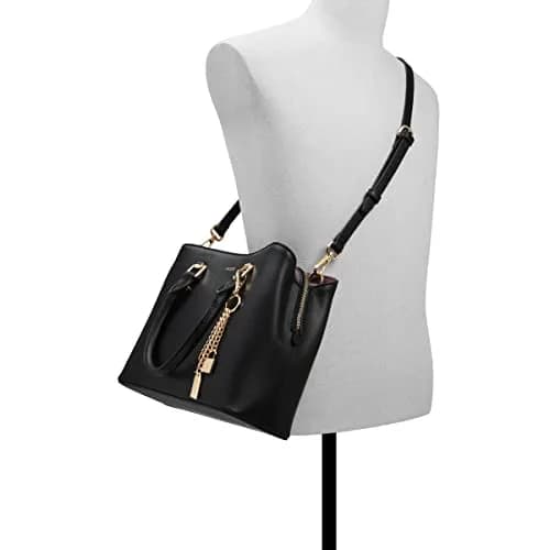ALDO Women's Legoirii Tote Bag, Black | Spacious Synthetic Handbag for Daily Use thumbnail 6