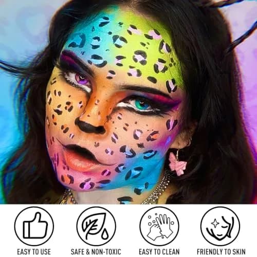 UCANBE Athena 20-Color Face & Body Paint Oil Palette 168g (5.9oz) | Professional SFX Makeup Kit thumbnail 5