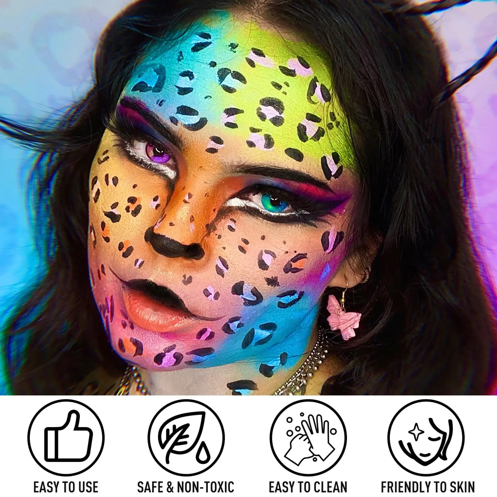 UCANBE Athena 20-Color Face & Body Paint Oil Palette 168g (5.9oz) | Professional SFX Makeup Kit - view 5