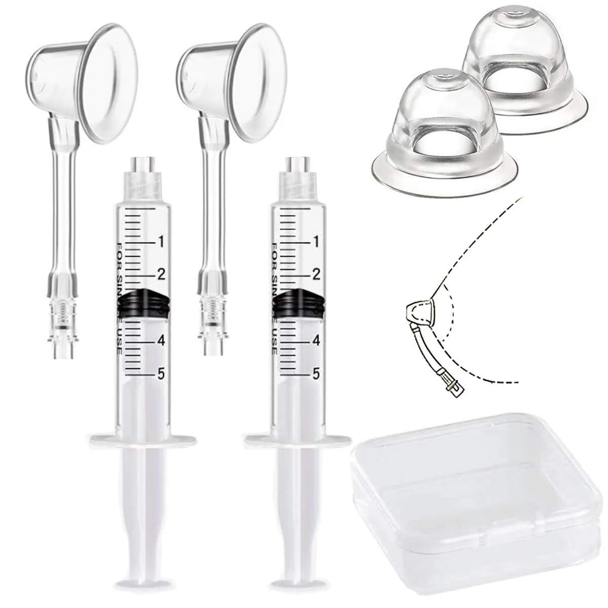 Gipizi Inverted Nipple Corrector Puller (8 Piece Set) - main product image
