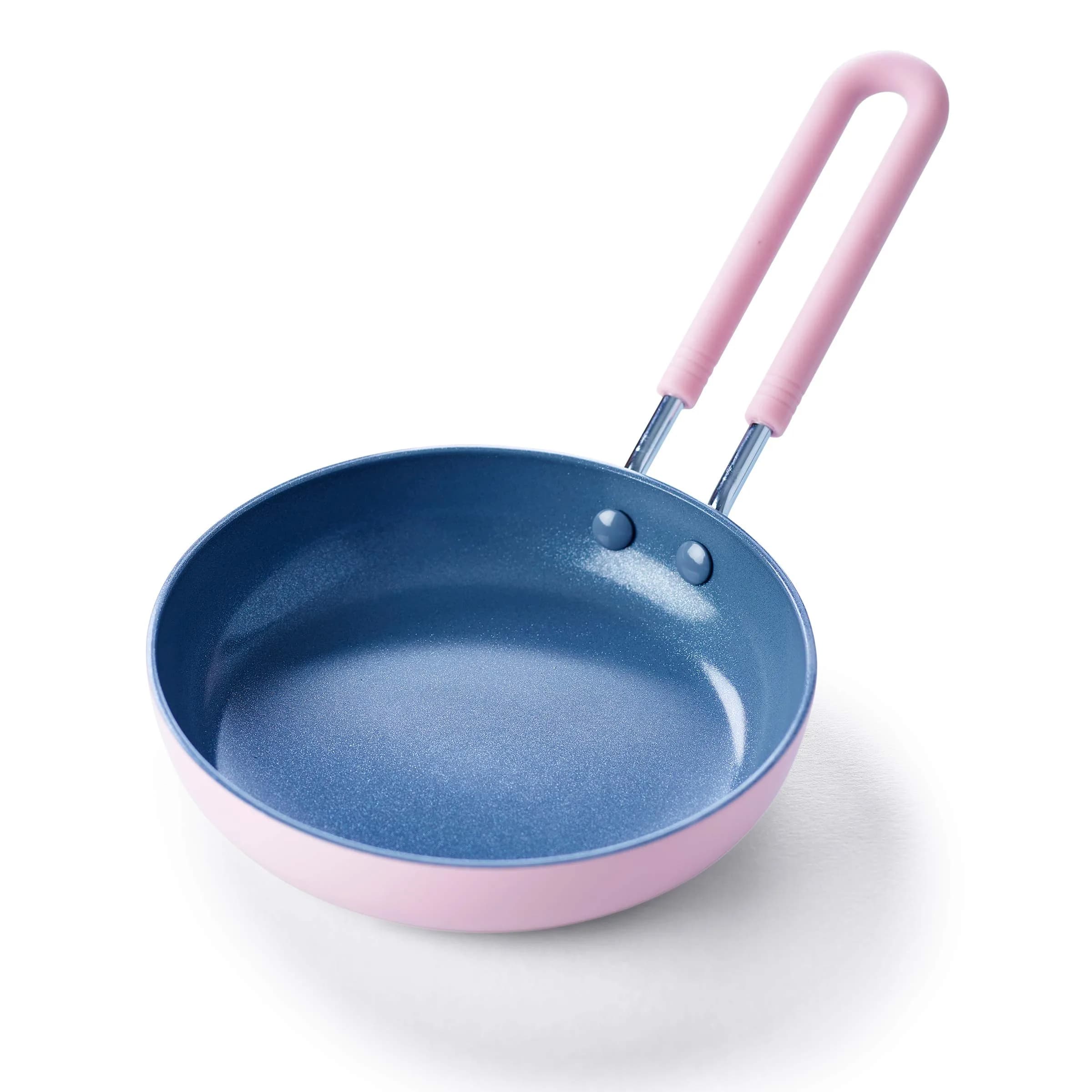 GreenPan Mini Healthy Ceramic Nonstick Egg Pan 13cm (5"), Pink | Perfect for Single Servings - main product image
