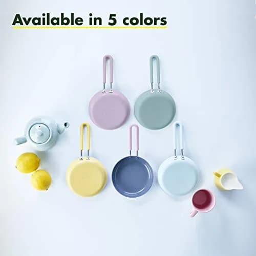 GreenPan Mini Healthy Ceramic Nonstick Egg Pan 13cm (5") Pink | Perfect for Single Servings thumbnail 2