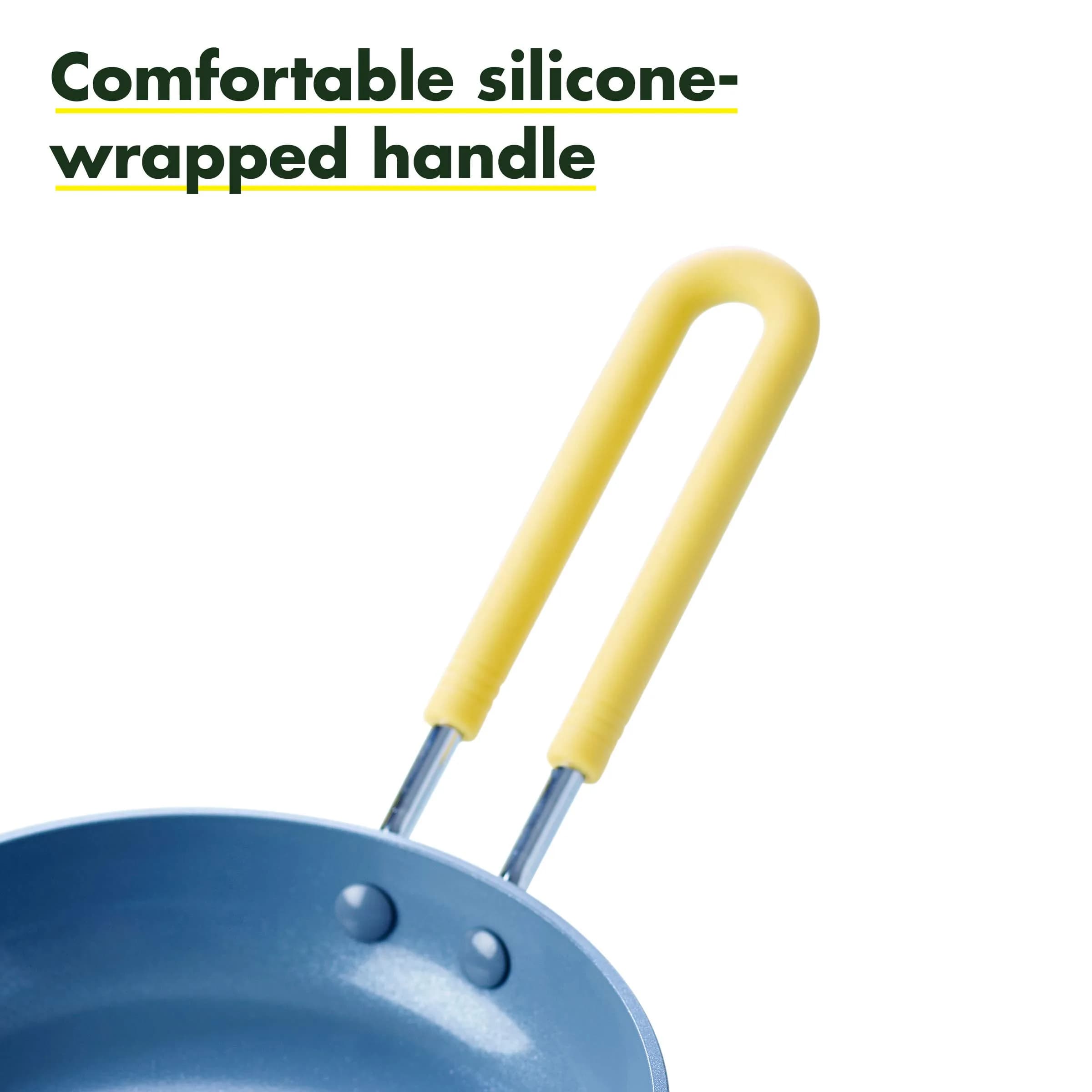 GreenPan Mini Healthy Ceramic Nonstick Egg Pan 12.7cm (5") | PFAS-Free, Dishwasher Safe, Yellow - view 2