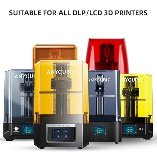 ANYCUBIC 3D Printer Resin 1kg (2.2 lb) Black | High Precision Fast Curing UV Photopolymer Resin for LCD 3D Printing thumbnail 4