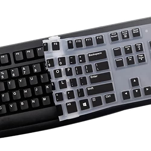 MUBUY-GOL Silicone Keyboard Cover for Logitech K120 & MK120 US Layout | Waterproof Dustproof thumbnail 5