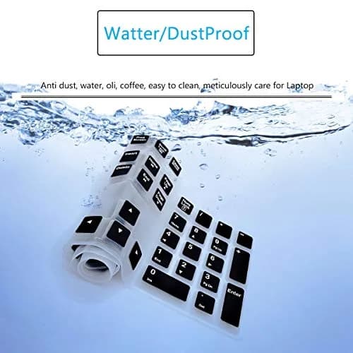 MUBUY-GOL Silicone Keyboard Cover for Logitech K120 & MK120 US Layout | Waterproof Dustproof thumbnail 7
