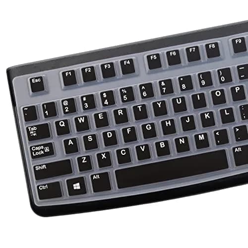 MUBUY-GOL Silicone Keyboard Cover for Logitech K120 & MK120 US Layout | Waterproof Dustproof thumbnail 2