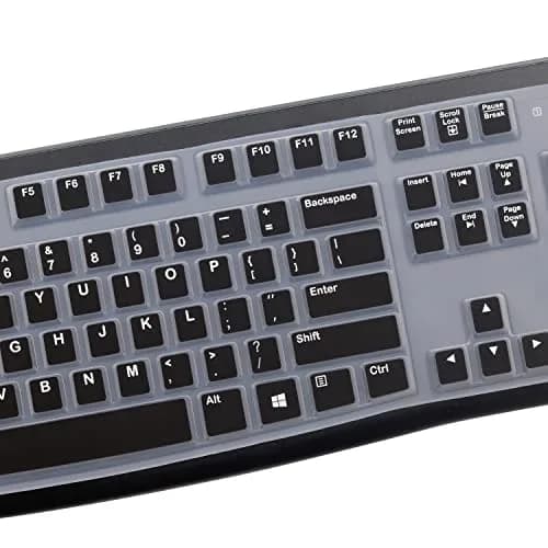 MUBUY-GOL Silicone Keyboard Cover for Logitech K120 & MK120 US Layout | Waterproof Dustproof thumbnail 3