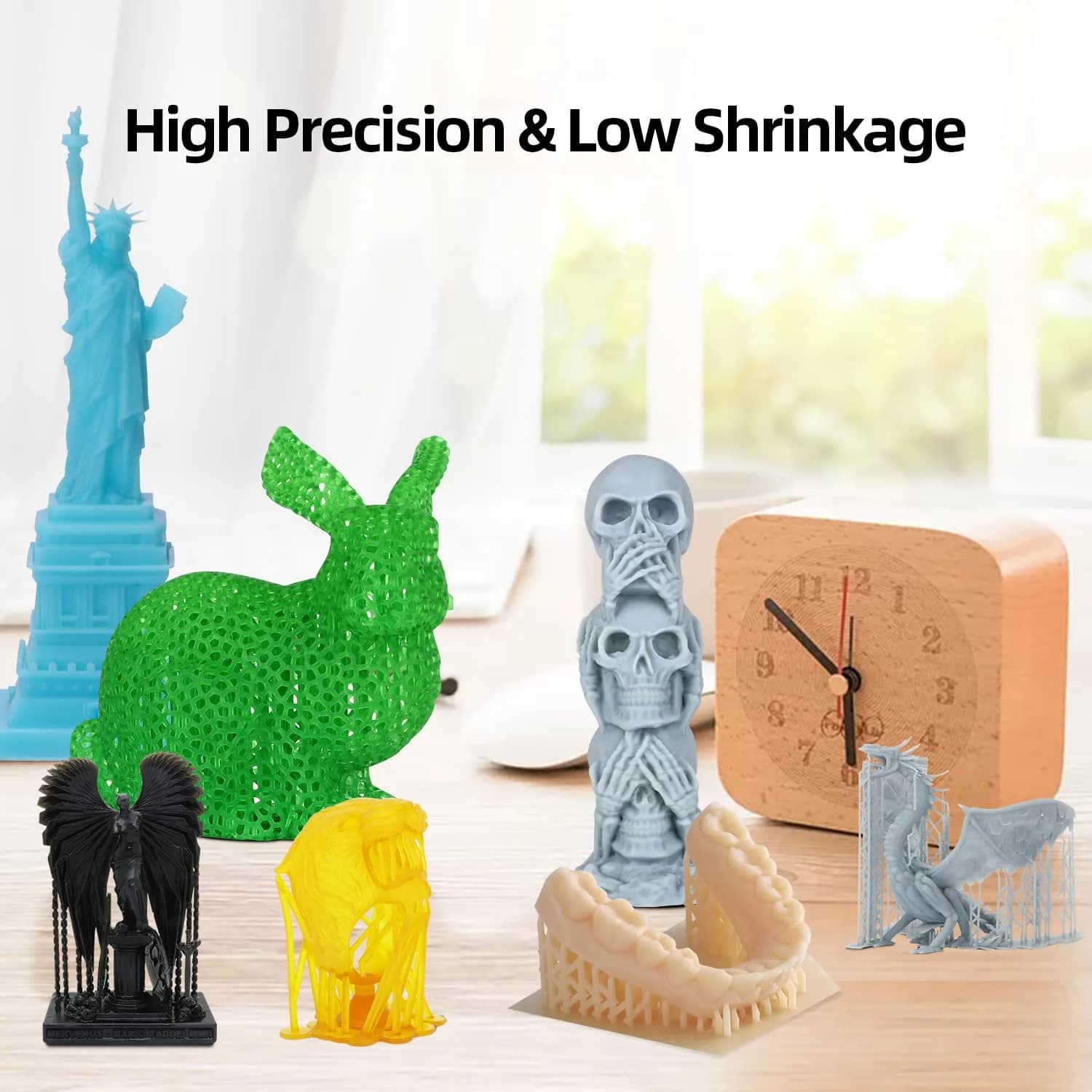 ANYCUBIC Grey 1kg UV Photopolymer Resin | High Precision Fast Curing for LCD 3D Printing - view 7