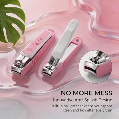 Pafason Nail Clipper Set Curved Blade Fingernail and Toenail Cutter | Ultra Sharp Stainless Steel, Mess-Free Grooming (70-120 chars) thumbnail 4