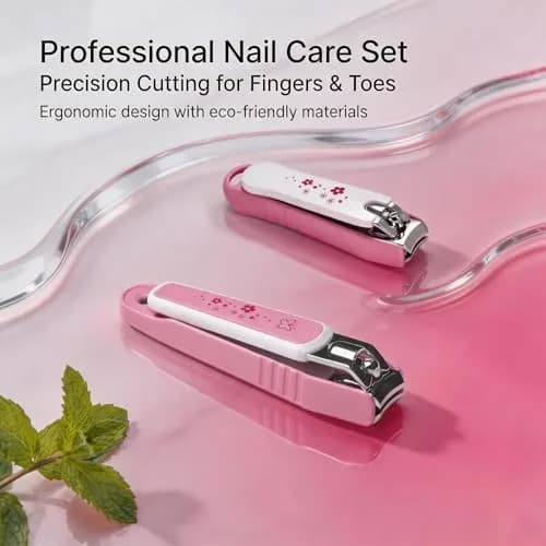 Pafason Nail Clipper Set Curved Blade Fingernail and Toenail Cutter | Ultra Sharp Stainless Steel, Mess-Free Grooming (70-120 chars) thumbnail 2