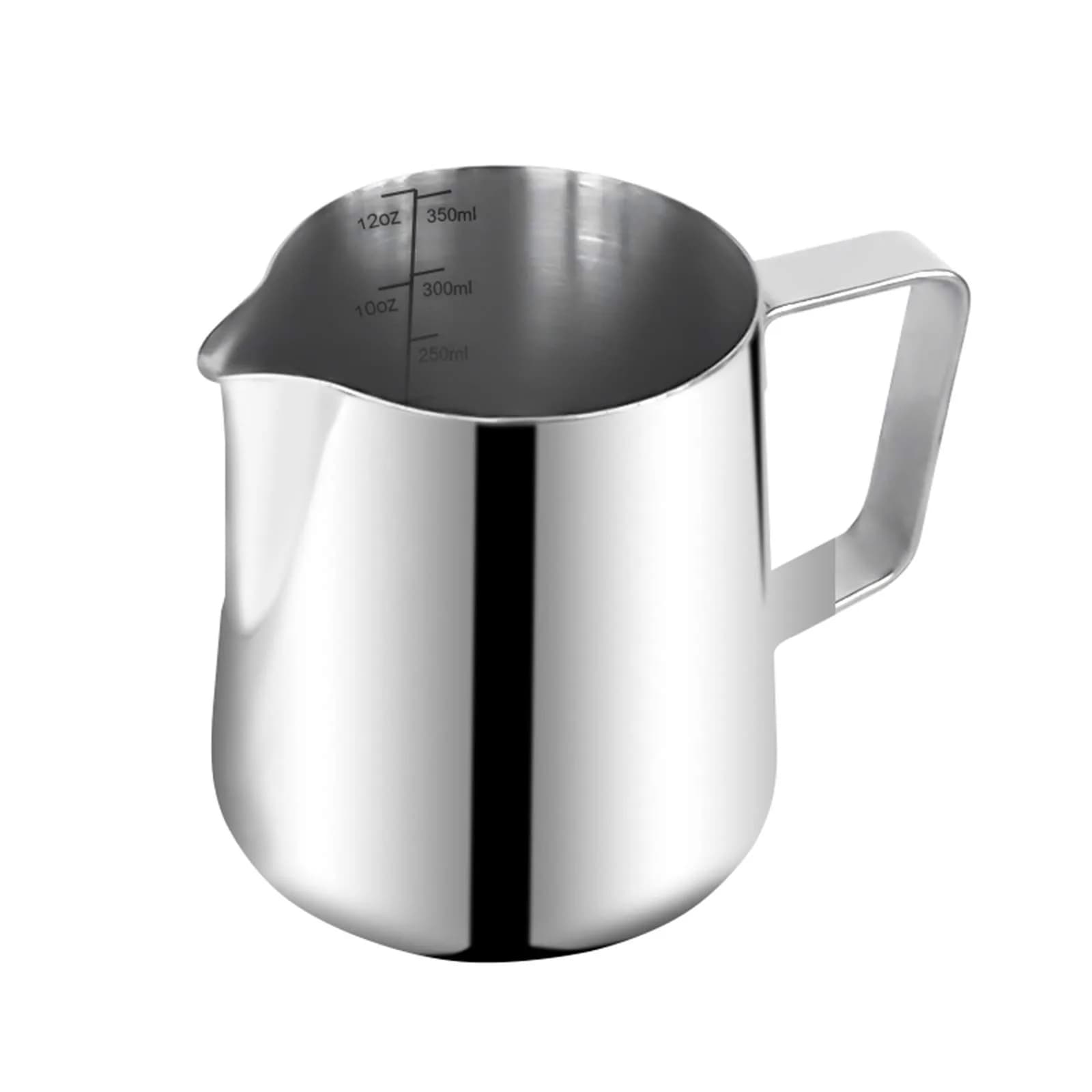 SOTECH Stainless Steel Espresso Milk Frothing Pitcher,12oz/350ml | Rust-proof, Dripless, Dishwasher Safe — 12oz/ 350ml
