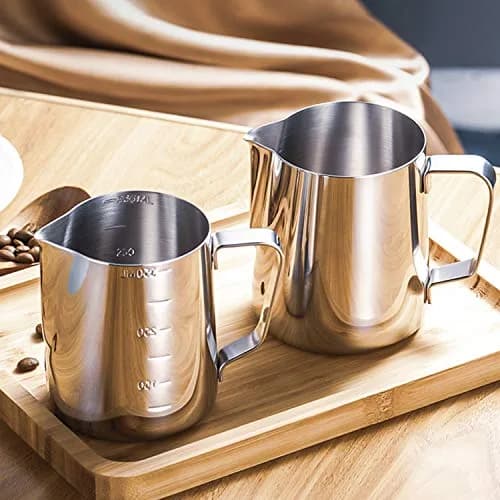 SOTECH Stainless Steel Espresso Milk Frothing Pitcher,12oz/350ml | Rust-proof, Dripless, Dishwasher Safe thumbnail 8