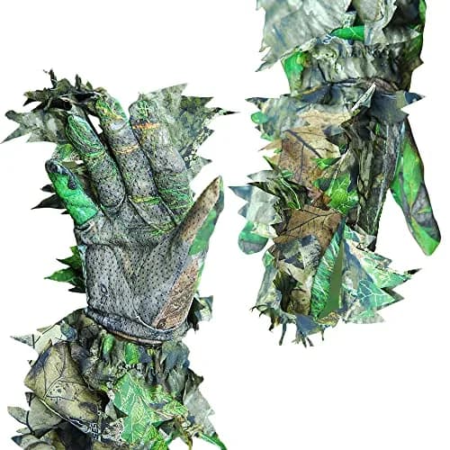 Titan 3D Leafy Gloves for Leafy Suit | Lightweight Camouflage Hunting Gloves thumbnail 1