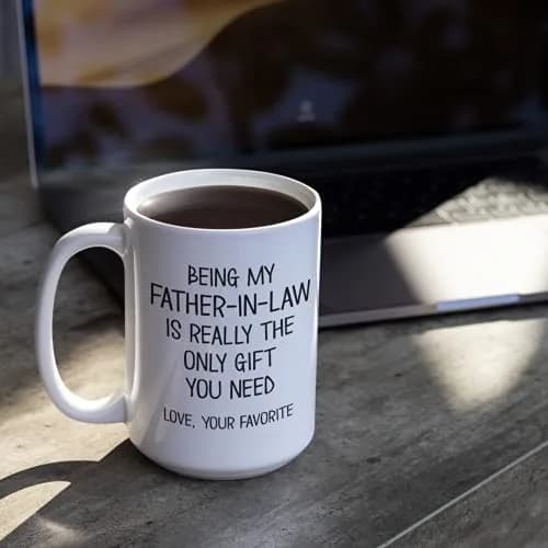 The Improper Mug White 15 oz Ceramic Coffee Mug | Funny Father-in-Law Gift for Birthday thumbnail 4