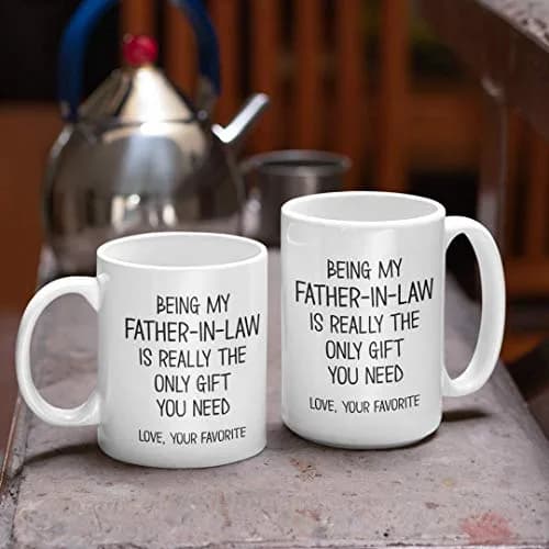 The Improper Mug White 15 oz Ceramic Coffee Mug | Funny Father-in-Law Gift for Birthday thumbnail 6