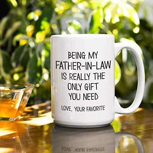 The Improper Mug White 15 oz Ceramic Coffee Mug | Funny Father-in-Law Gift for Birthday thumbnail 3