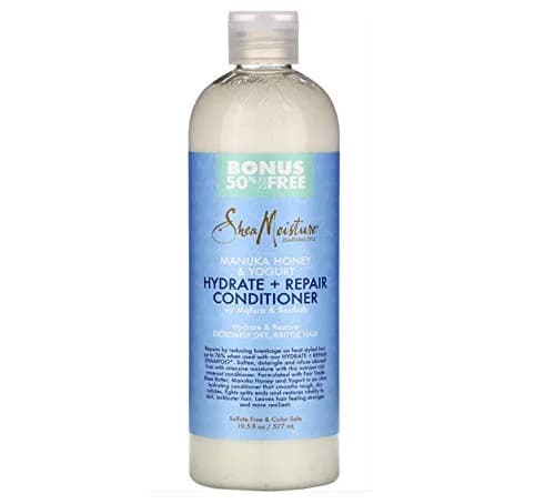 Shea Moisture Manuka Honey & Yogurt Conditioner 577ml (19.8 Fl Oz) | Deeply Nourishes Dry Hair thumbnail 1