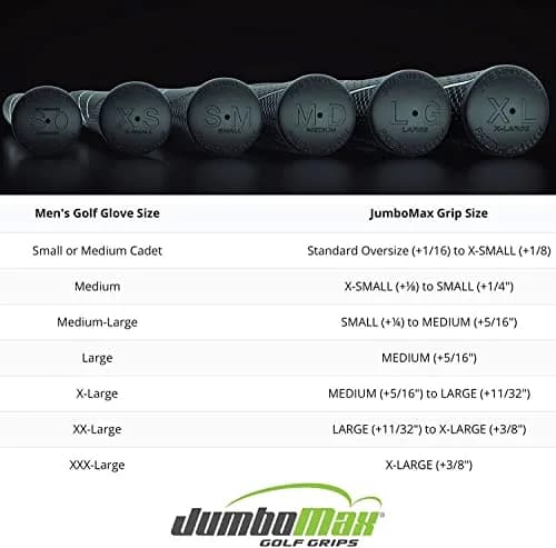 JumboMax JMX Ultralite Tapered Oversized Golf Grips Medium (+5/16) | 25% Lighter Than Standard thumbnail 3