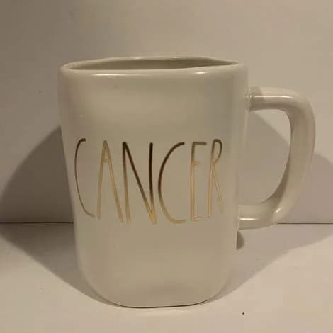 Rae Dunn by Magenta Cancer Zodiac White Mug 473ml (16oz) | Astrology Gift for Indian Buyers thumbnail 3