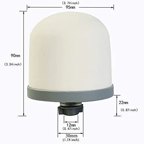 Huining Ceramic Dome Filter 4pcs | Household Water Pre-Filtration System (0.15-0.5 Micron) thumbnail 2