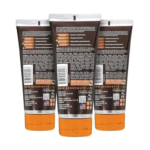 Beard Guyz 2-in-1 Beard Wash & Conditioner 6.7 oz | Deep Cleansing & Softening Formula for Men thumbnail 2