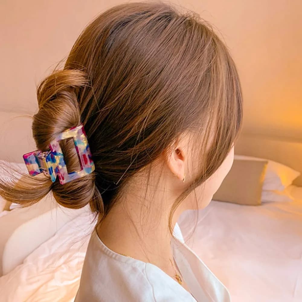 Magicsky Hair Claw Clips for Women Girls | 4 Pack, Thick & Thin Hair, Short Square | Elegant & Fashionable thumbnail 7