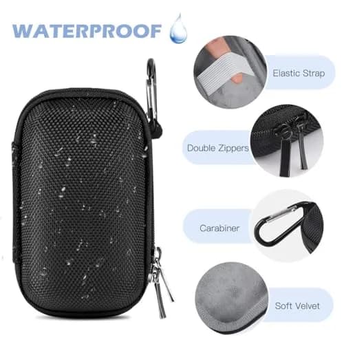AGPTEK MP3 MP4 Player Case for 2.4'' MP3 Player with Metal Carabiner Clip | All-round Drop & Scratch Protection thumbnail 4
