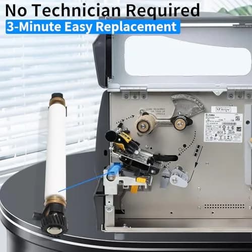 PARTS P1037974-028 Kit Platen Roller for Zebra ZT200 Series Thermal Printer Transfer Roller 203/300dpi thumbnail 4