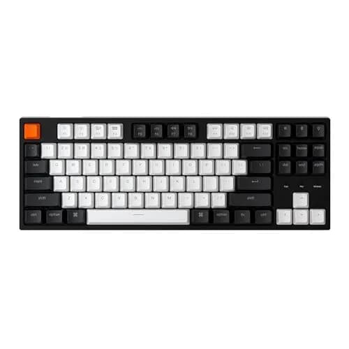 Keychron C1 Wired TKL Keyboard Gateron G Pro Red RGB Backlight | Mechanical, Compact, for Windows & Mac thumbnail 1