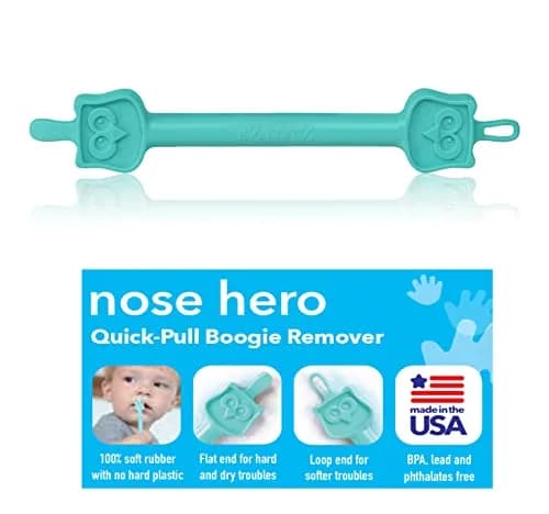 EZTOTZ Nose Hero Baby Nose & Ear Cleaner Tool | Flexible Rubber Infant Booger Picker, Made in USA thumbnail 1
