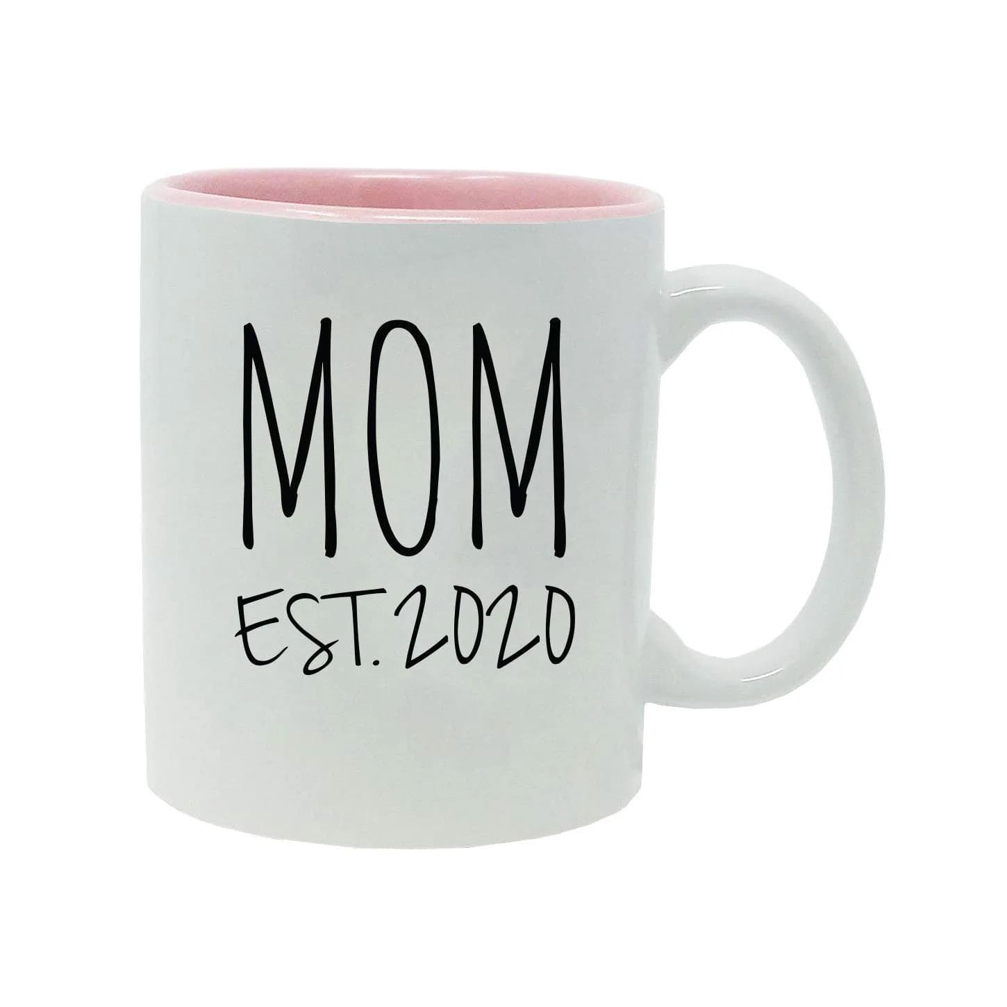 CustomGiftsNow Mom Established Est. 2020 11-Ounce Ceramic Coffee Mug with Gift Box | Microwave & Dishwasher Safe - main product image
