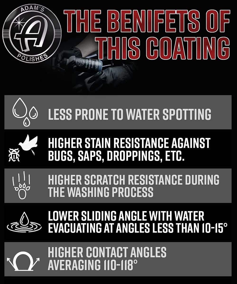 Adam's Polishes Graphene Ceramic Spray Coating 355ml (12 Fl Oz) | Advanced Paint Protection - view 7