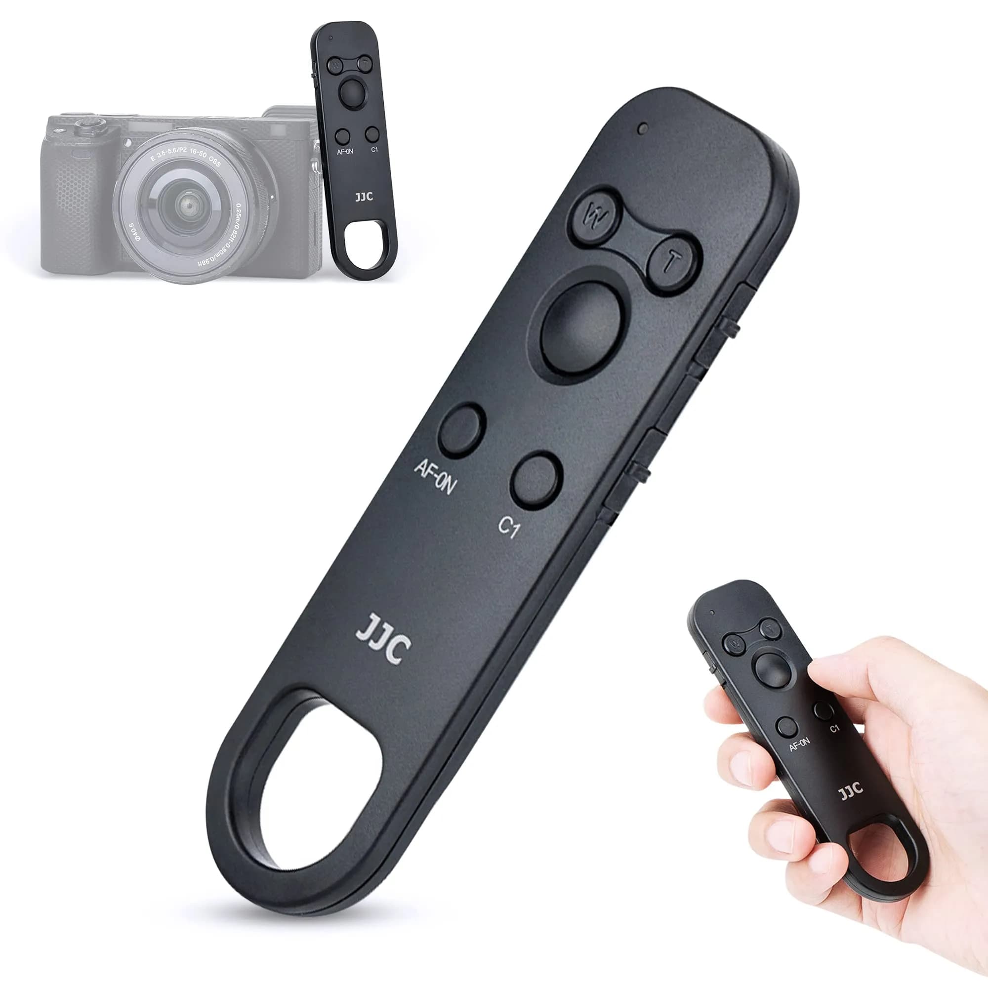 JJC Wireless Bluetooth Remote Control for Sony, Replaces Sony RMT-P1BT | 10m Range, Multi-Function, Compact Design — For Select Sony Cameras