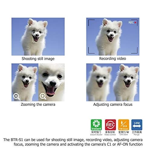 JJC Wireless Bluetooth Remote Control for Sony, Replaces Sony RMT-P1BT | 10m Range, Multi-Function, Compact Design thumbnail 7