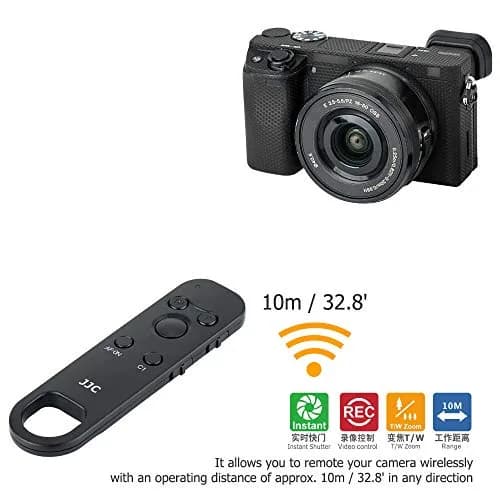 JJC Wireless Bluetooth Remote Control for Sony, Replaces Sony RMT-P1BT | 10m Range, Multi-Function, Compact Design thumbnail 3
