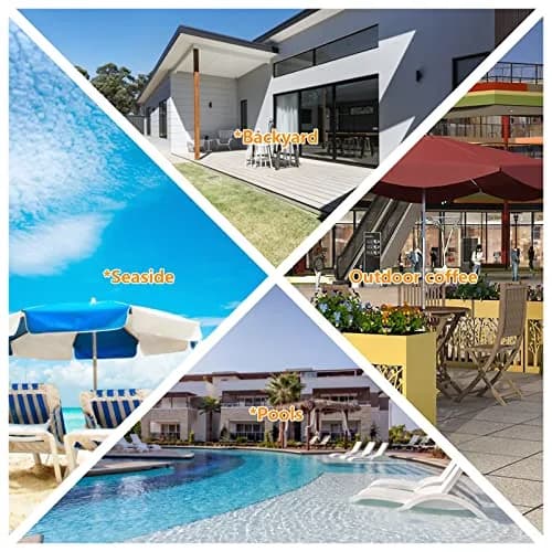 OKPOW Cantilever Patio Umbrella Cover 3.5m (11.5ft) Khaki | All-Season Waterproof Protection thumbnail 4