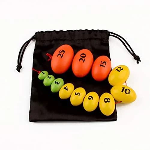 Medarchitect Wooden Prader Orchidometer, 12-Bead Testis Scale with Pouch | Accurate Testicular Volume Measurement thumbnail 1