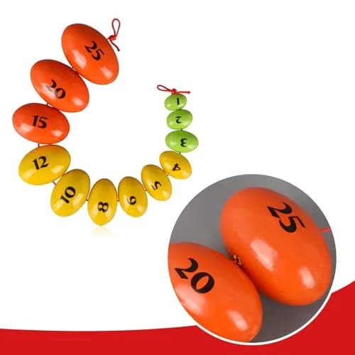 Medarchitect Wooden Prader Orchidometer, 12-Bead Testis Scale with Pouch | Accurate Testicular Volume Measurement thumbnail 2
