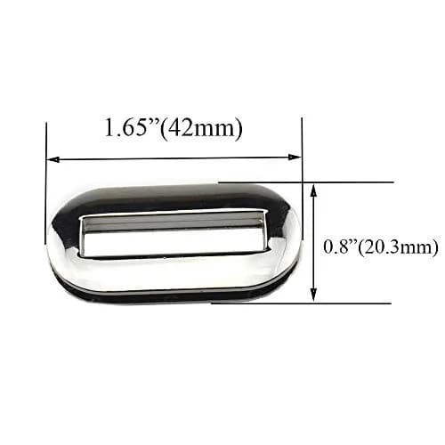 HAHIYO Flip Purse Closure Turn Locks Clip Clasp 1.65 Inch Silver | Easy Install for Wallets & Handbags thumbnail 3