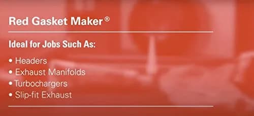 Permatex Right Stuff 90 Minute Red High Temperature Gasket Maker 3 oz | Fast Cure, Long Lasting Seals thumbnail 6