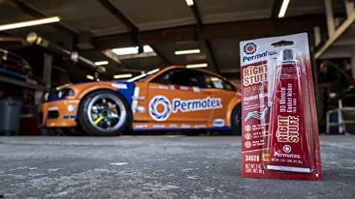 Permatex Right Stuff 90 Minute Red High Temperature Gasket Maker 3 oz | Fast Cure, Long Lasting Seals thumbnail 3