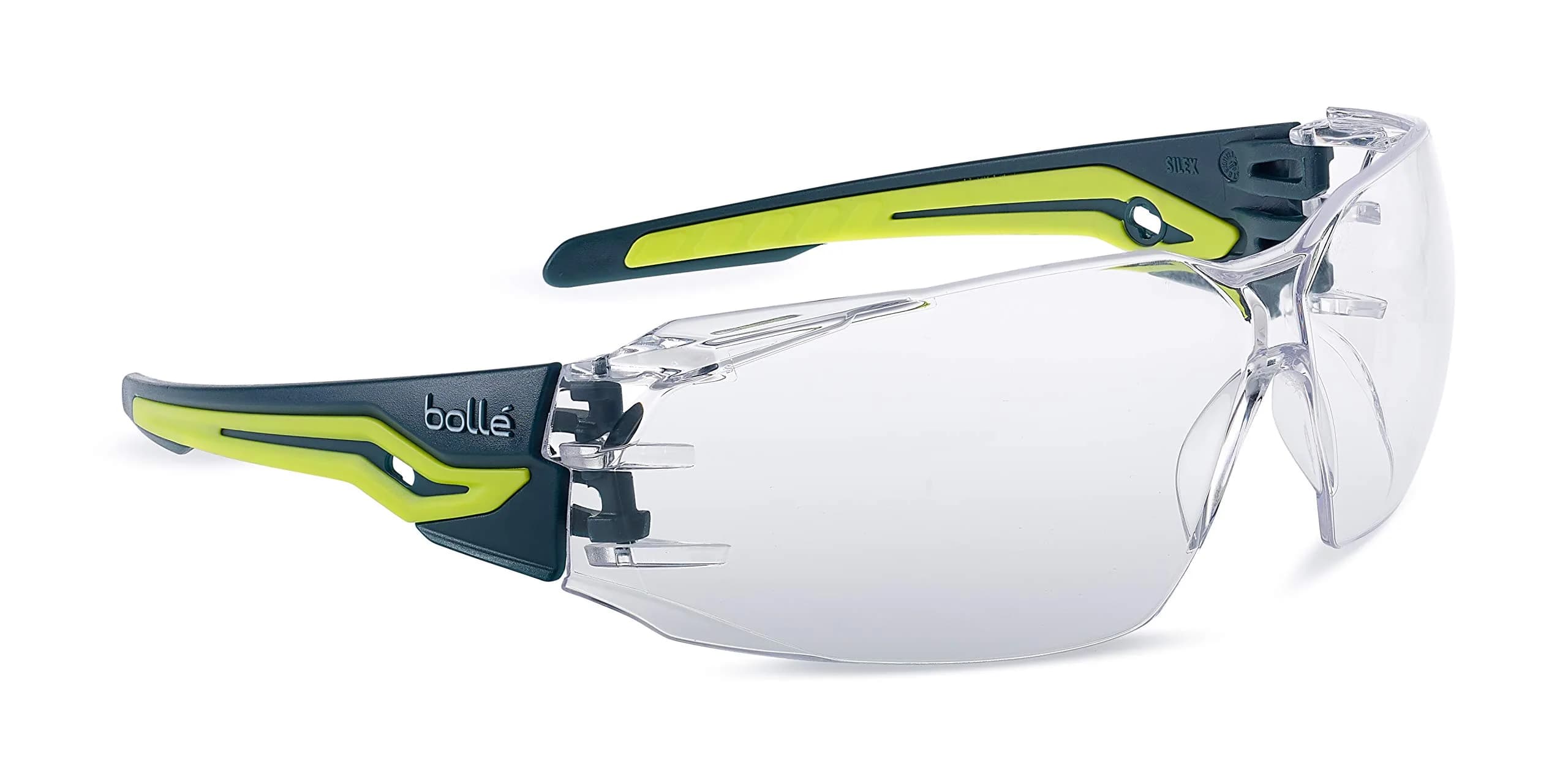 bollé Safety SILEX Safety Glasses with PLATINUM Clear Lenses | Anti-Fog, Anti-Scratch - main product image