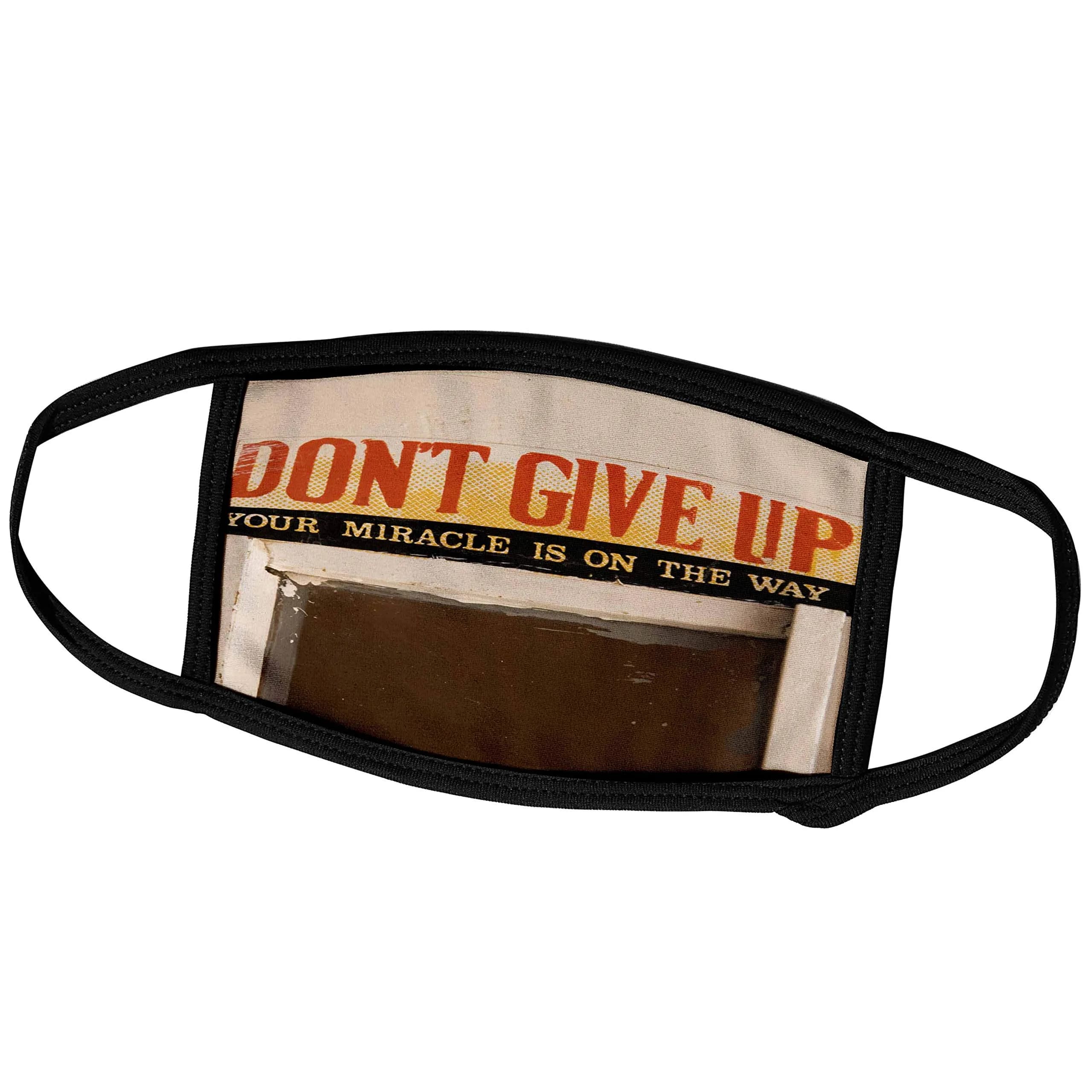 3dRose Face Mask Ghana, Bolgatanga Religious Sign | Lightweight, Reusable, Breathable Polyester (7.25 x 4.7-inch)