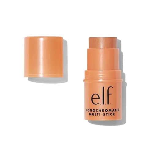 e.l.f. Monochromatic Multi Stick Glowing Mango 4.4g (0.16 Oz) | Vegan & Cruelty-Free Cream-to-Powder Stick thumbnail 1