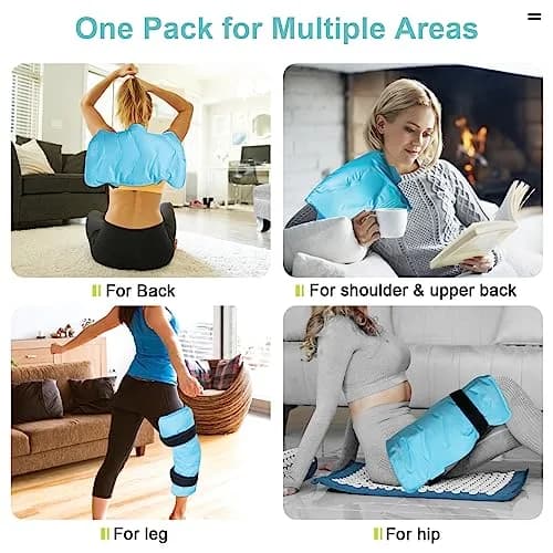 Relief Expert XXL Full Back Ice Pack Wrap 53cm x 53cm (21"x21") | Reusable Cold Compress for Back Discomfort & Muscle Fatigue thumbnail 6