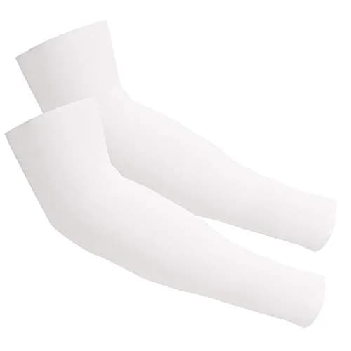 FOOTINSOLE.COM SunDefender Cooling Arm Sleeves with UPF 50+ UV Protection | 2 Pairs White thumbnail 1